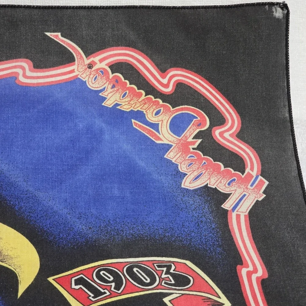 VTG Harley‎ Davidson Handkerchief Bandana 21x21 Eagle Flag + Miller Lite Bandana